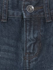 Boys Basic Straight Jeans | The Children's Place - DEEP BLUE