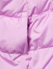 Toddler Girls Hooded Lightweight Puffer Jacket