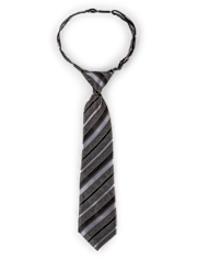 Corbata a rayas de uniforme para niños pequeños