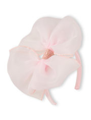 Girls Oversized 3D Organza Bow Headband