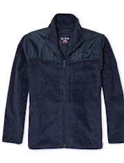 Boys Full Zip Fleece Trail Jacket
