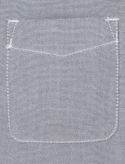 Toddler Boys Uniform Oxford Button Down Shirt