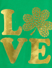 T-shirt graphique Girls Love Shamrock