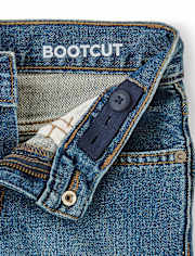 Jean bootcut non extensible pour garçon - Husky