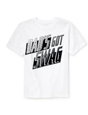 Boys 'Dad's Got Swag' Graphic Tee