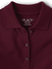 Girls Uniform Pique Polo Dress