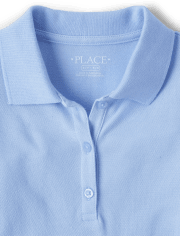 Girls Uniform Pique Polo Dress