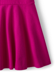 Vestido tipo polo de piqué de uniforme para niñas