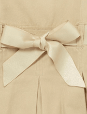 Jersey con cinturón de uniforme para niñas