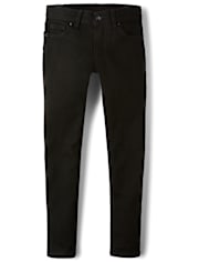 Girls black skinny jeans clearance