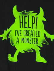 Mens Dad And Me 'Help I've Created A Monster' Matching Graphic Tee