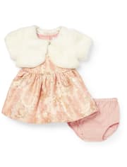 baby faux fur bolero