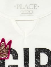 Girl's Monogram Applique Shirt – Ella and Evelynn's