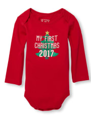 Body imprimé 'My First de Noël 2017' Bébé