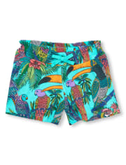 Girls Matchables Print Drapey Knit Shorts