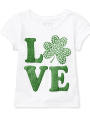 Baby And Toddler Girls St. Patrick's Day Graphic Tee
