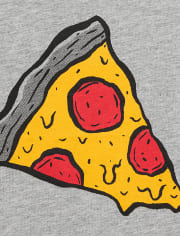 Camiseta estampada a juego Dad And Me Pizza Slice para niños