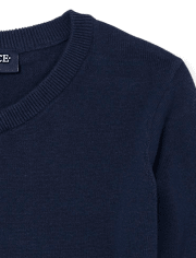 Suéter de uniforme con cuello en V para niños