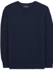 Boys Uniform V-Neck Sweater