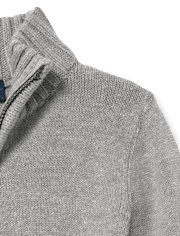 Boys Zip Up Sweater