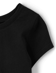 Camiseta básica a capas para bebés y niñas pequeñas