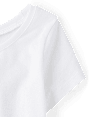 Camiseta básica a capas para bebés y niñas pequeñas