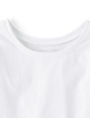 Camiseta básica a capas para bebés y niñas pequeñas