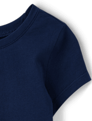 Camiseta básica a capas para bebés y niñas pequeñas