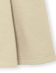 Toddler Girls Uniform Ponte Knit Button Skort