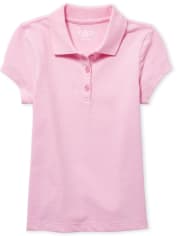 Girls Uniform Pique Polo