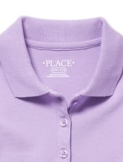 Polo de piqué de uniforme para niñas