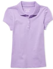 Polo de piqué de uniforme para niñas