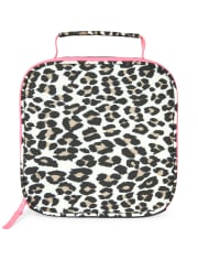 The Children's Place Girls Contrast Leopard Print Backpack And Lunch Tote NWT 