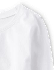 Camiseta básica con capas de uniforme para niñas