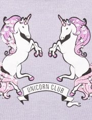 Niñitas Top tipo suéter ligero con estampado adornado