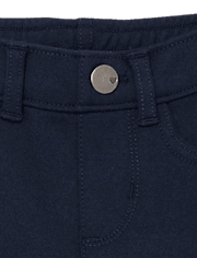 Toddler Girls Uniform Ponte Knit Pull On Jeggings