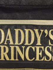 Toddler Girls 'Daddy's Princess' Glitter Backpack