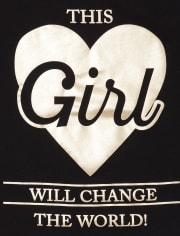 Girls Embellished Girl Power Graphic Tee 3-Pack