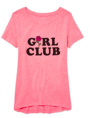 Womens Mommy And Me Girl Club Matching Graphic Tee