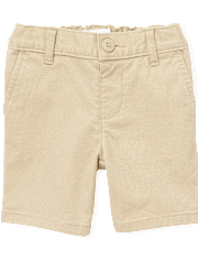 Shorts chinos de uniforme para niñas pequeñas
