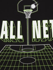 Boys 'All Net' Basketball Graphic Tee