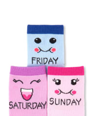 Toddler Girls Midi Socks 7-Pack