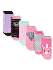 Calcetines midi de unicornio para niñas pequeñas