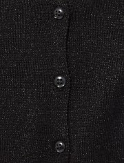 Girls Metallic Cardigan