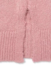 Suéter metalizado con estampado de lentejuelas para niñas