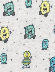 Conjunto de ropa de juego de 3 piezas Monster para bebés niños