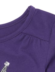Baby And Toddler Girls Embellished High Low Top