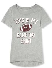 Womens Matching Family Football Graphic Tee