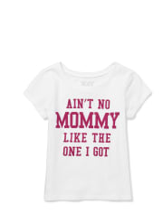 Camiseta gráfica a juego con mamá y yo para niñas pequeñas y bebés