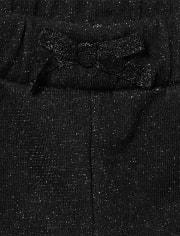 Baby And Toddler Girls Active Glitter French Terry Jogger Pants